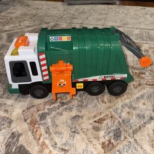 ADVENTURE FORCE TOY PLASTIC RECYCLE TRUCK W/ LIGHTS & SOUNDS 15” Long